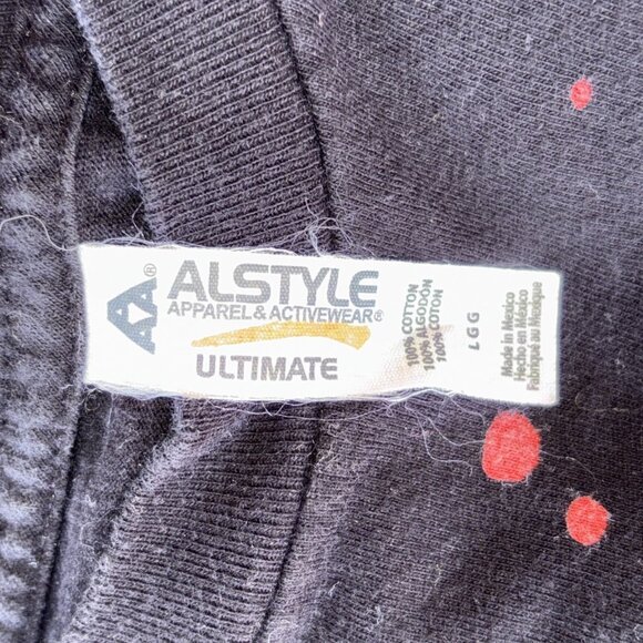 Spag Heddy Cotton Monster Meatball Black T-Shirt Alstyle Size L - Picture 4 of 7